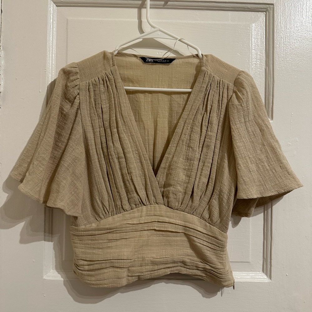 Zara cropped top Size m